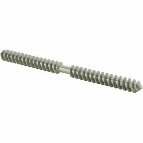 Bsc Preferred Wood-to-Wood Joining Studs 1/4 Screw Size 3-1/2 Long, 25PK 91685A150